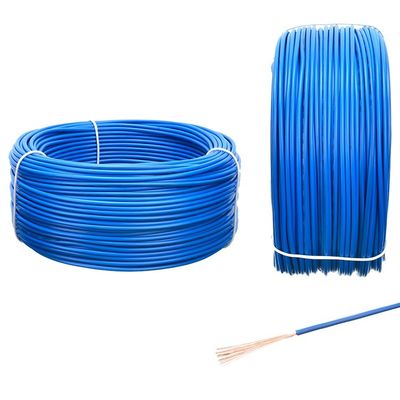 100% Cooper VDE Certified Single Core 1.5mm2 Flexible Electric Cable com PVC Isolation Control e BV/BVR Standard