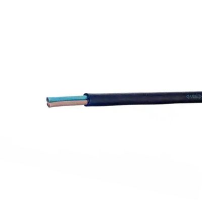 2 Núcleo condutor Cable de energia de cobre resistente ao fogo para campo ao ar livre H07RN-F 2x0.75/1/1.5/2.5mm2 resistente ao fogo ao ar livre
