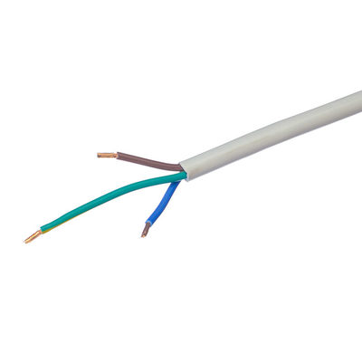 VDE Standard H05VV-F 3x0.75mm2 400mm Cabeça do cabo de alimentação PVC Isolamento Final despojado Eletrodoméstico Cabo flexível de alimentação